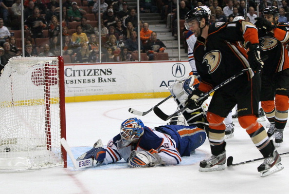 Edmonton Oilers v Anaheim Ducks