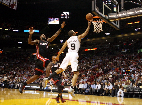 San Antonio Spurs v Miami Heat