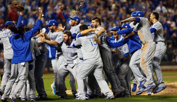 De Royals, World Series-winnaars in 2015 (Getty Images)