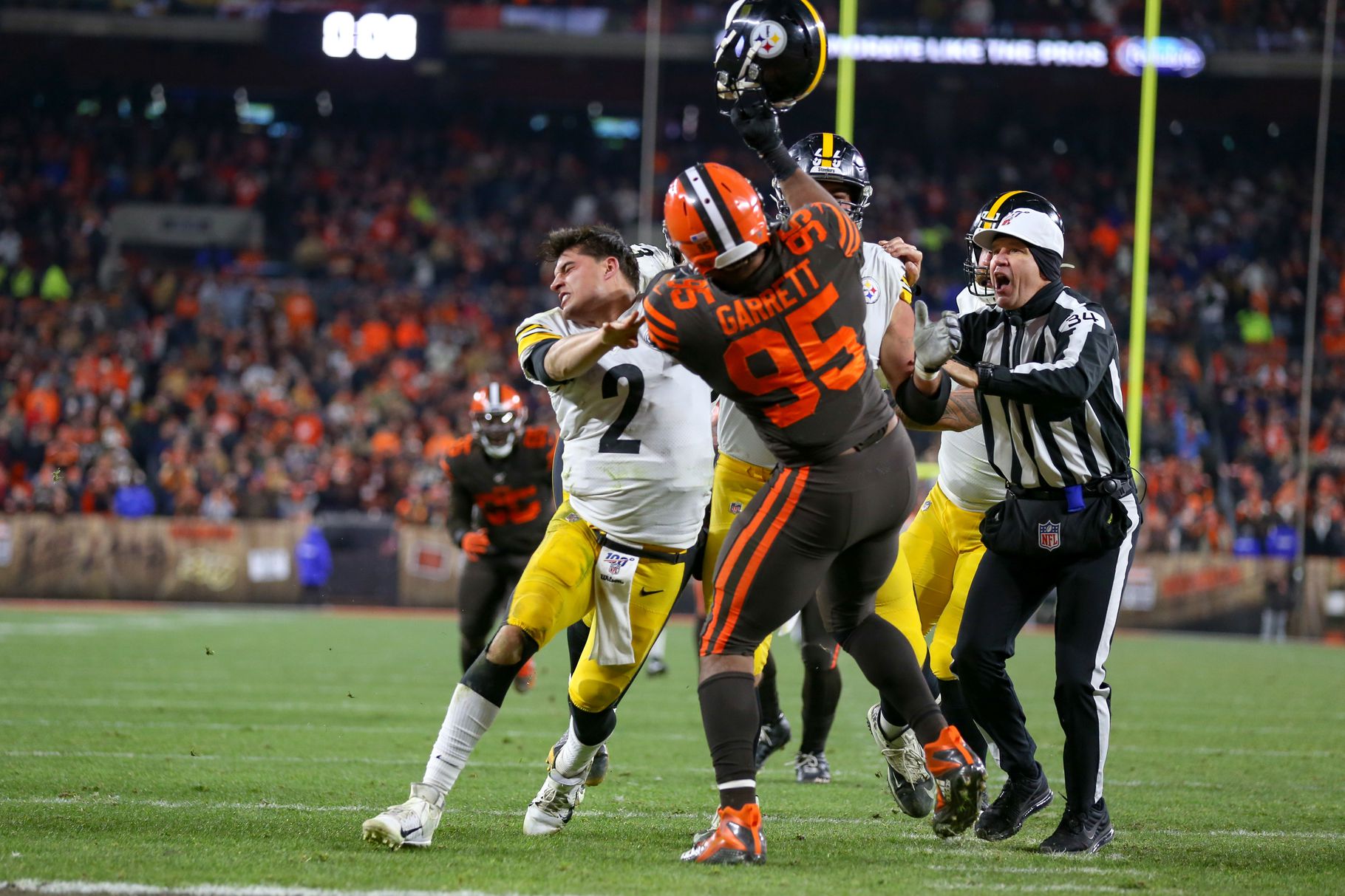 Steelers - Browns | Myles Garrett, Mason Rudolph