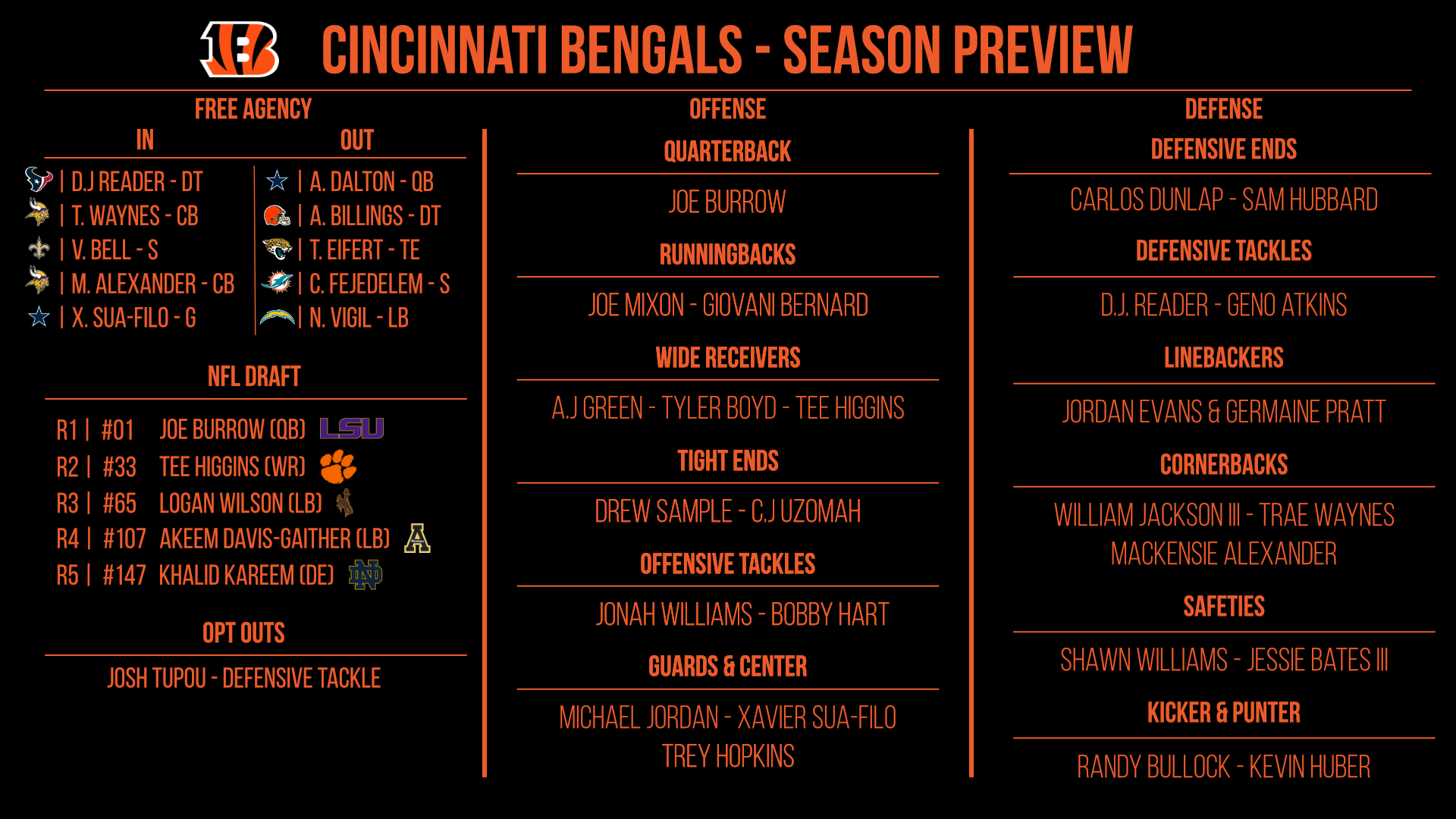 Cincinnati Bengals preview